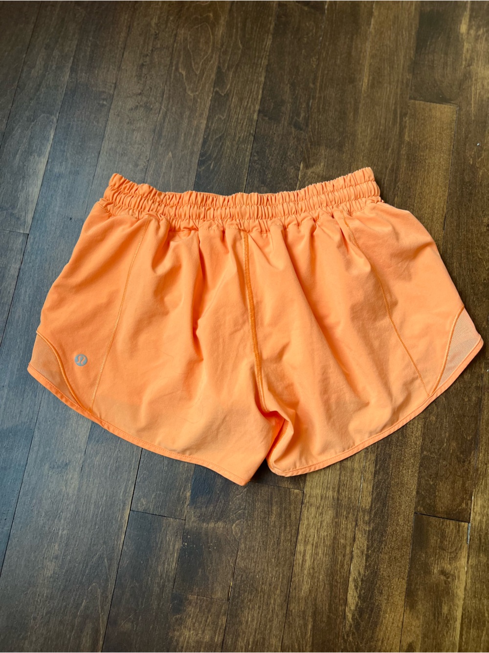 lululemon athletica Speed Up Shorts Bright Orange Athletic workout shorts